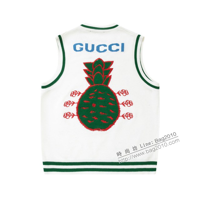 Gucci古奇專櫃古馳2023FW新款提花針織馬甲背心 男女同款 tzy2855